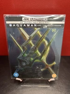 Aquaman and the Lost Kingdom Steelbook (4K UHD+Blu-ray+Sleeve) Factory Sealed - Picture 1 of 8