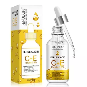 Suero facial ferúlico CE 15 % ácido L-ascórbico, ácido ferúlico vitamina E e hialurónico - Imagen 1 de 6