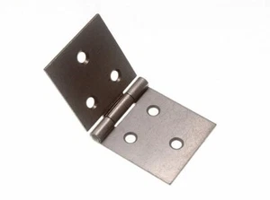 New 12 Pairs Of Back Flap Hinges Steel Sc Self Colour 38mm X 89mm - Onestopdiy - - Picture 1 of 1