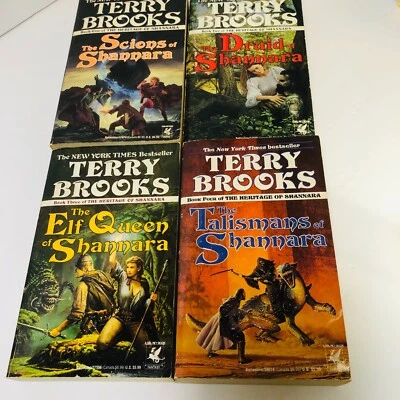 HERITAGE OF SHANNARA Series 4 PB Books (#1-4) by Terry Brooks Scions, Druid - Image 1 of 4