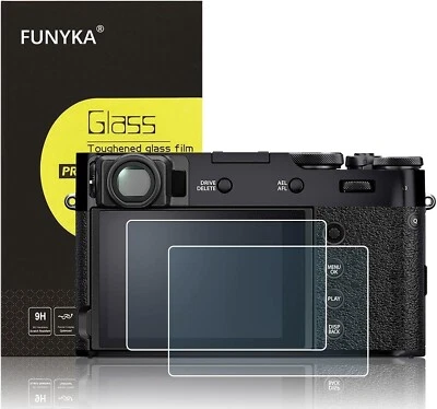 【For Fujifilm X100VI X100V XT4 XE4】2 Pack Glass Screen Protector Film - image 1 of 4