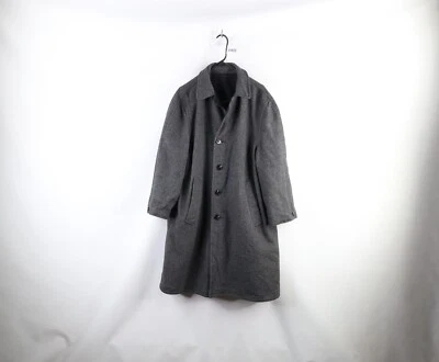 Gabardina de lana reversible envejecida 44R vintage años 60 Rockabilly para hombre EE. UU. Foto 1 de 4