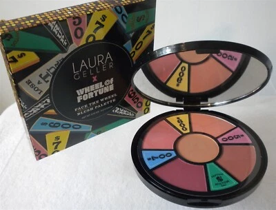 LAURA GELLER FACE THE WHEEL OF FORTUNE POWDER BLUSH COMPACT PALETTE 5 SHADES NIB - Image 1 of 4
