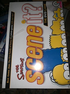 THE SIMPSONS SCENE IT? FAMILY TRIVIA DVD 2009 MATTEL BOARD GAME-FACTORY SEALED - Image 1 of 2