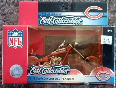 Chicago Bears 2006 Ertl Diecast Collectible OCC Chopper 1:18 Motorcycle! - Image 1 of 3