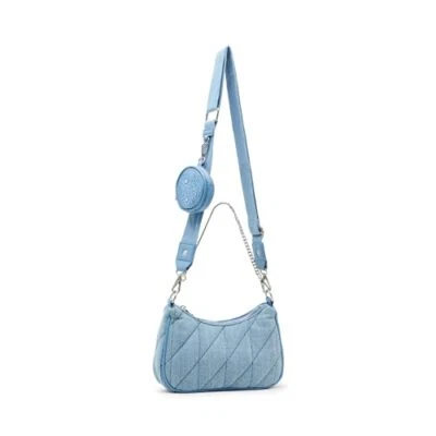 Bolso de Hombro Madden Girl MG241161 Azul, Bolso de Mano Denim para Monedero Foto 1 de 3