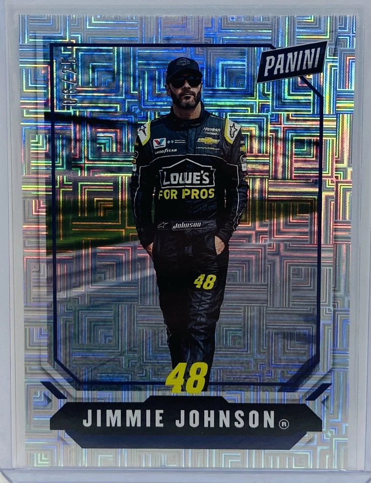 2018 Panini National Convention Escher Squares /25 Jimmie Johnson #70 HOF - Image 1 of 2