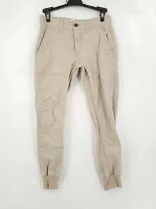 Levis Joggers Youth Boys Size 12 Reg W26xL26 Cuffed Khaki Chino Pants - Picture 1 of 7