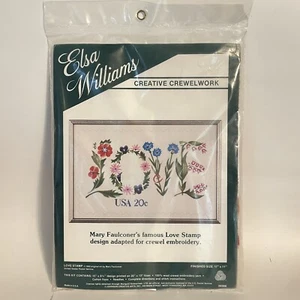 Elsa Williams Creative Crewelwork Love Stamp Kit #00306 Mary Faulconer 1982 - Bild 1 von 5
