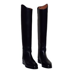 Ariat Maestro Full Leather Riding Boots Sz. 9 Tall Height Slim Calf