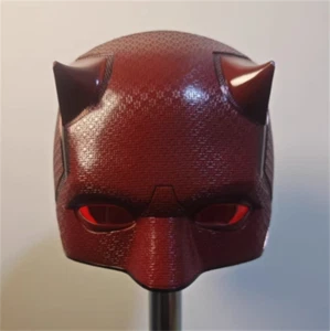 Daredevil Matt Murdock Movie Mask Cosplay Prop ABS Half Mask Black Red New In US - Picture 1 of 20