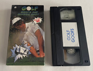 Golf Goofs and Classic Shot (VHS, 1996)
