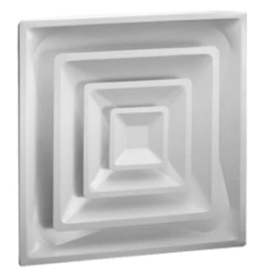 Lima 1500 Series Step Down T-Bar Diffusers 1500 06 WHT - Picture 1 of 1