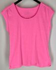 NWT T by TALBOTS NEW Pink Subtle Heathered Pattern Top XS