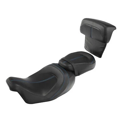 Respaldo asiento conductor pasajero apto para Harley Touring Street Glide Road King 14+ Foto 1 de 4