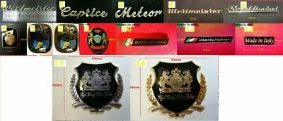 Emblem/Logos/ Schriftzug für Akkordeon Weltmeister + Italy new!