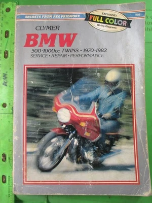 Manuale Di Servizio BMW R50 R60 R75 R80 R90 R100 1970-1982 Clymer 206 Pagine - Immagine 1 di 4