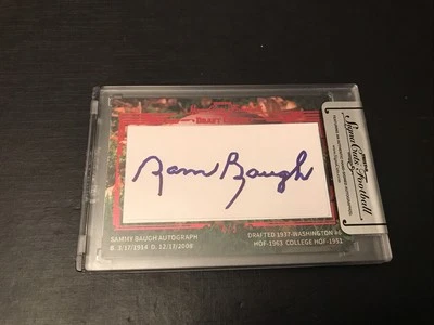 2014 Tri Star Signa Cuts SAMMY BAUGH Auto Redskins HOF  #/5 Autograph SSP Sp - Image 1 of 2