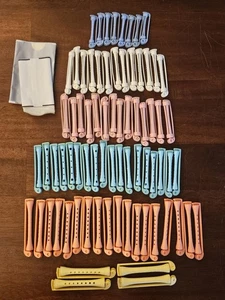 75 Vintage Kunststoff Haar Einstellung Permanente Lockenstäbe Lockenwickler 1,75" 2,5" 3" - Bild 1 von 7