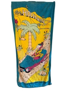 Vintage 1986 Flintstones Dino The Dinosaur JAY FRANCO Beach Towel - 29 x 58 - Bild 1 von 3