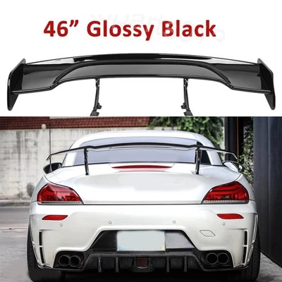 For Z4 GT3 Z3 Z8 Coupe Glossy Black 46" GT-Style Rear Trunk Spoiler Racing Wing - Изображение 1 из 4