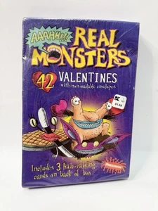 Aaahh!!! Real Monsters 1996 Sealed Valentines Cards 42 Crafting Nickelodeon 90s - Picture 1 of 4