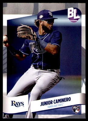 2024 Topps Big League #126 Junior Caminero Rookie Tampa Bay Rays RC - Image 1 of 2