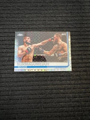 2019 Topps Chrome Xfractor Refractor UFC Khabib Nurmagomedov #25 - Image 1 of 3