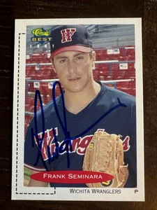 FRANK SEMINARA 1991 Classic Best #382 Autographed SIGNED Card SAN DIEGO PADRES - Picture 1 of 2