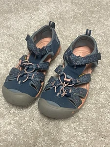 Keen Sea camp ii cnx Stone Blue & Peach Youth Size 4 Waterproof - Picture 1 of 7