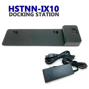 HP UltraSlim Dock Station Port Replicator D9Y32AA#ABA D9Y19AV#ABA w/ AC Adapter - Picture 1 of 8