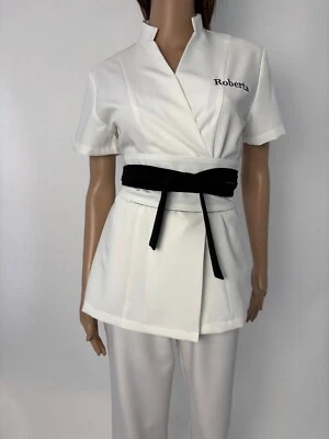 Luxurious professional tunic and trousers with embroidery, with wrap belt - Image 1 of 4