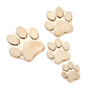 Cute 4 Size Logo Leather Seal Wood Stamp Carving Tools Branding Iron Mold - Picture 1 of 11