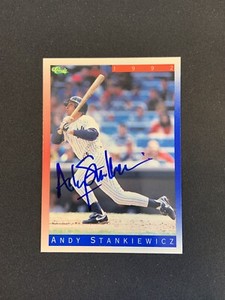 Auto RC ANDY STANKIEWICZ  1992 Classic II #T7 Signed Rookie Yankees Baseball