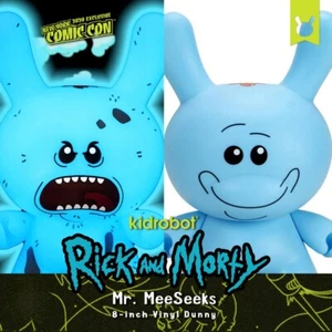 8" Kidrobot Vinyl Dunny Mr.Meeseeks Limited Edition Diseased Gid Edition Figure - Picture 1 of 8