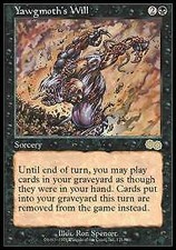 Magic the Gathering Urza's Saga Single Yawgmoth's Will - SLIGHT PLAY (SP)