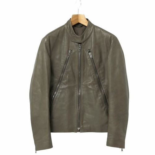 MAISON MARGIELA MARTIN MARGIELA Martin Margiela 5 zip giacca pelle giubbino cavaliere taglia 44