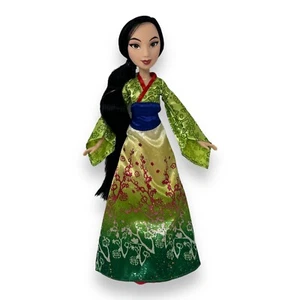 Disney Princess MULAN Royal Shimmer Doll Green Sparkle Dress Hasbro 10” - Picture 1 of 3