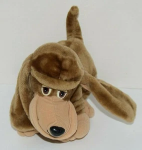 Vintage 1990 Tonka Pooch Patrol Spike Brown Dog Plush Stuffed Animal Teeth - Picture 1 of 6