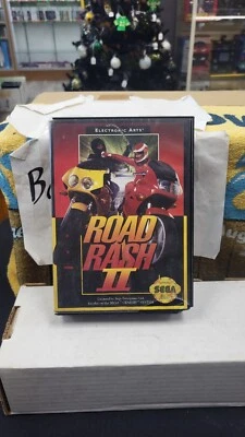 CIB ROAD RASH II SEGA GENESIS VIDEO GAME COMPLETE IN BOX - Image 1 of 4