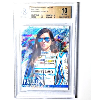 2016 Panini Black Friday DANICA PATRICK! /10 RAPTURE BGS10! PRISTINE! - Image 1 of 2