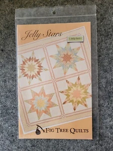 New Jelly Stars Quilt Pattern by Fig Tree Quilts - Picture 1 of 2