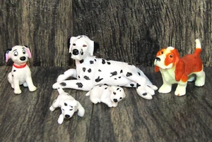 5 Vintage 1993 Disney's Dalmatians Mini Figures PVC Collector Lot Replacements - Picture 1 of 11