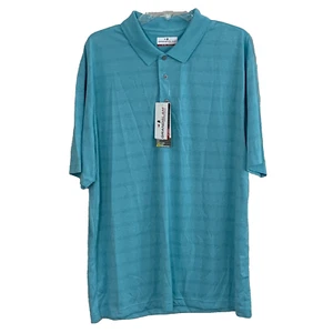 Size XL Grand Slam Golf Polo Mens Maui Heather Blue Performance MSRP $55 NEW C1 - Picture 1 of 11