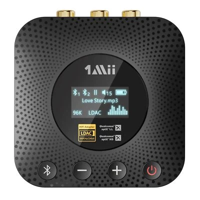 Hi-Res Bluetooth 5.1 Music Receiver for Home Stereo w/LDAC Hi-Fi - Image 1 of 4