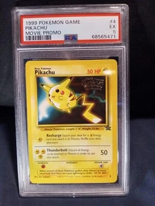 1999 Pokemon Pikachu 1st Movie Promo #4 Nostalgic Vintage Collectible PSA Graded - Picture 1 of 4