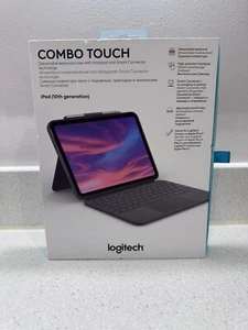 Logitech Combo Touch Odłączane etui na klawiaturę do iPada (10. generacji) - NOWE - Zdjęcie 1 z 10