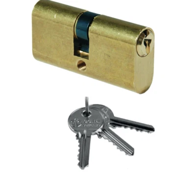 Cilindro ovale infilare ottone / cromo satinato varie misure - Immagine 1 di 2