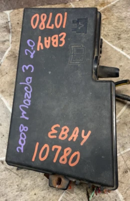 Mazda 2004-2009 3 motor caja de fusibles caja de fusibles relé unidad de control 2,0 L OEM Foto 1 de 4