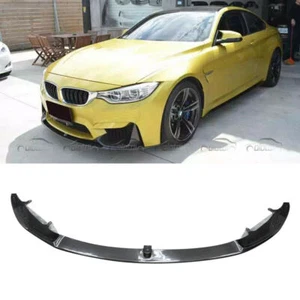 Carbon Fiber P Style Front Bumper Lip Spoiler For 14-20 BMW F80 M3 F82 F83 M4 - Bild 1 von 12